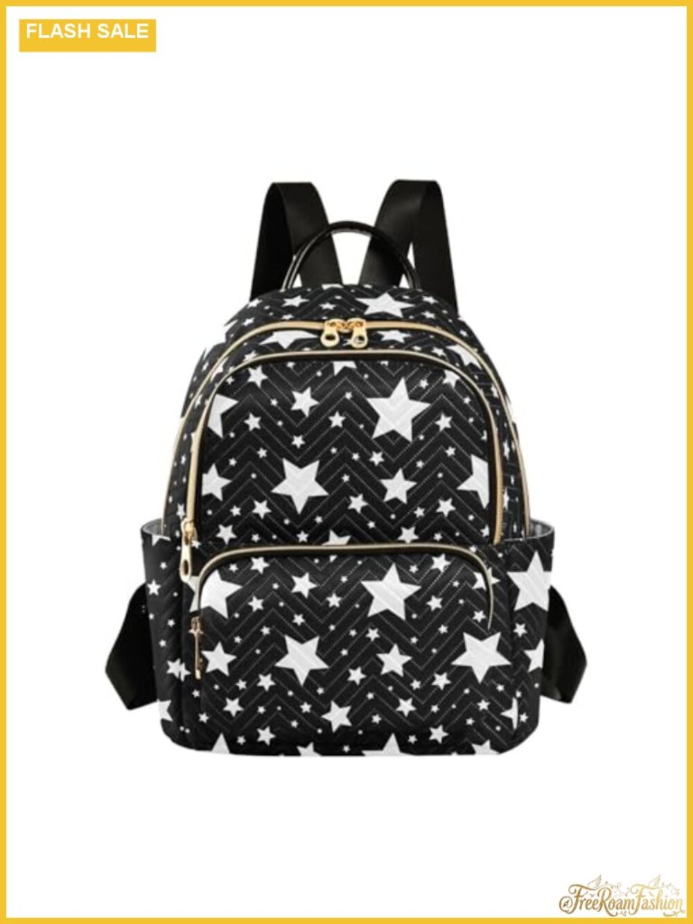 Women's Quilted Mini Backpack Purse Lightweight Polyester Daypack